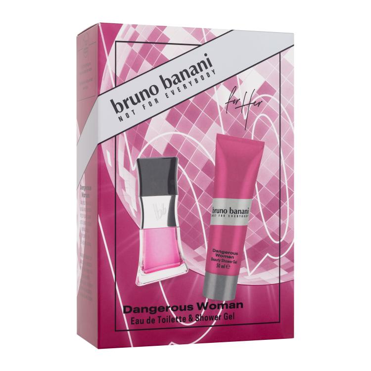 Bruno Banani Dangerous Woman Dárková kazeta toaletní voda 30 ml + sprchový gel 50 ml