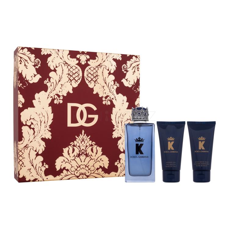 Dolce&amp;Gabbana K Dárková kazeta parfémovaná voda 100 ml + sprchový gel 50 ml + balzám po holení 50 ml