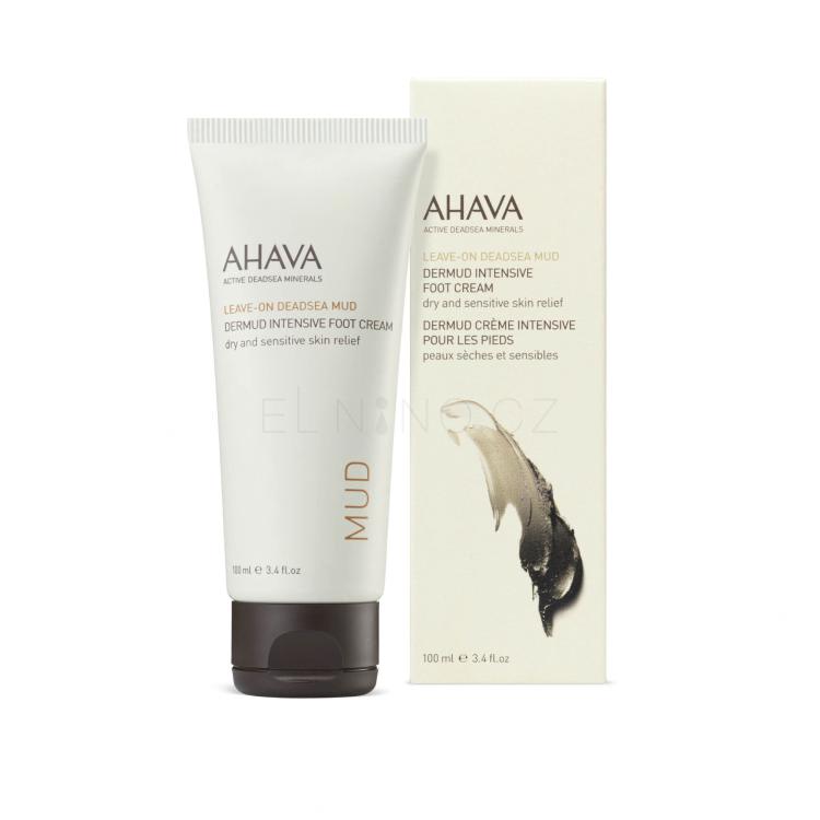 AHAVA Deadsea Mud Leave-On Deadsea Mud Krém na nohy pro ženy 100 ml