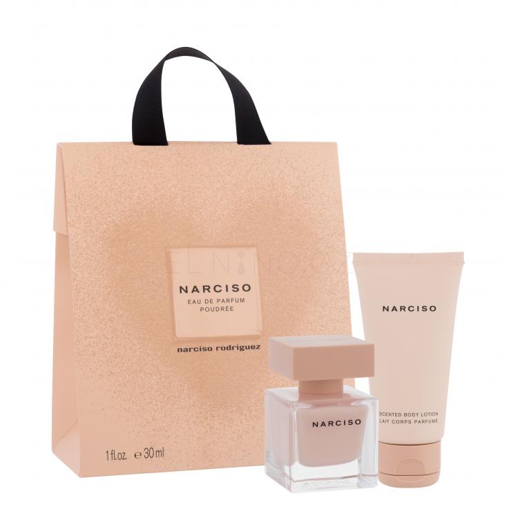 Narciso Rodriguez Narciso Poudrée Dárková kazeta parfémovaná voda 30 ml + tělové mléko 50 ml poškozená krabička