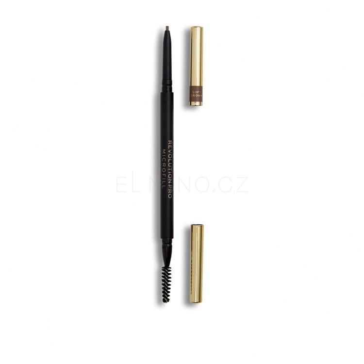 Revolution Pro Microfill Eyebrow Pencil Tužka na obočí pro ženy 0,1 g Odstín Soft Brown