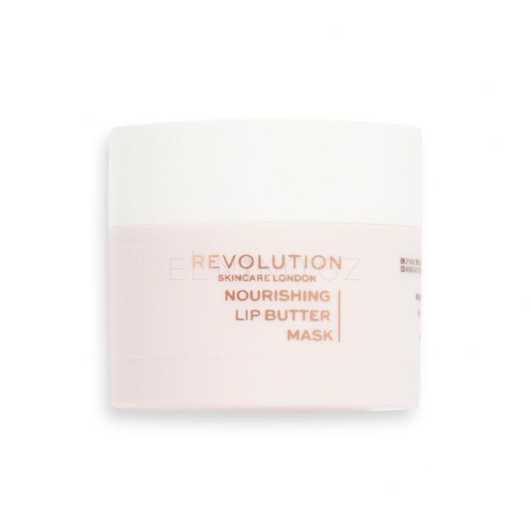 Revolution Skincare Nourishing Lip Butter Mask Cocoa Vanilla Balzám na rty pro ženy 10 g