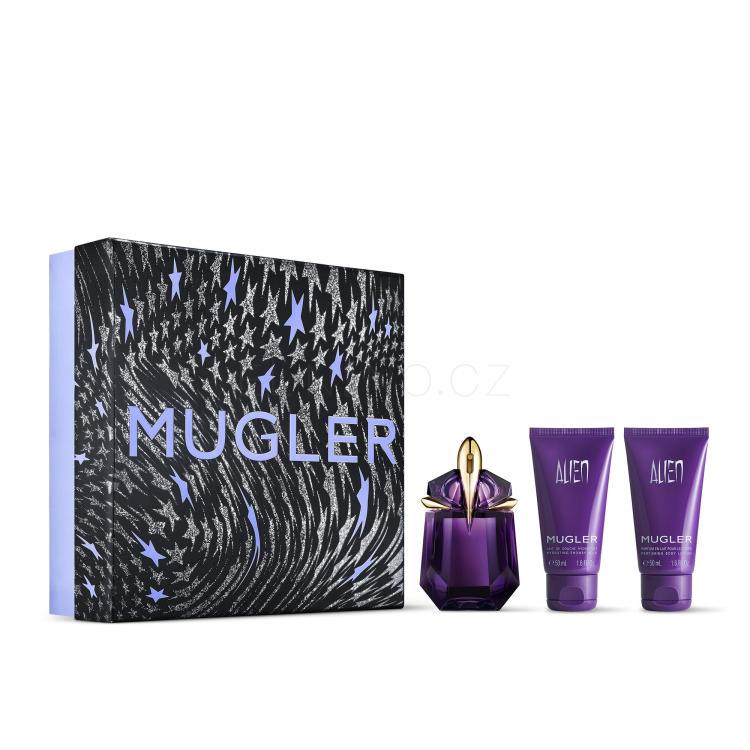 Mugler Alien SET1 Dárková kazeta parfémovaná voda 30 ml + sprchové mléko 50 ml + tělové mléko 50 ml