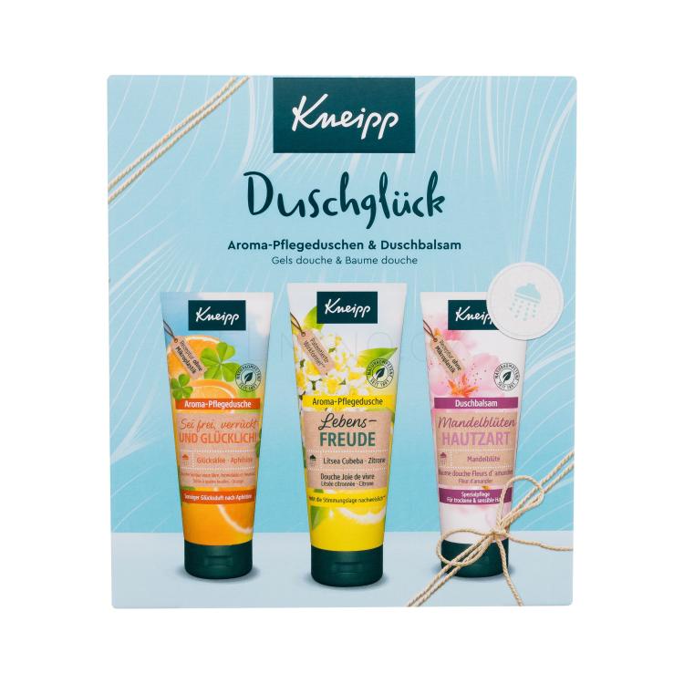 Kneipp Enjoy Life Gift Set Dárková kazeta sprchový gel Enjoy Life 75 ml + sprchový gel Feel Happy and Free 75 ml + sprchový gel Soft Skin 75 ml