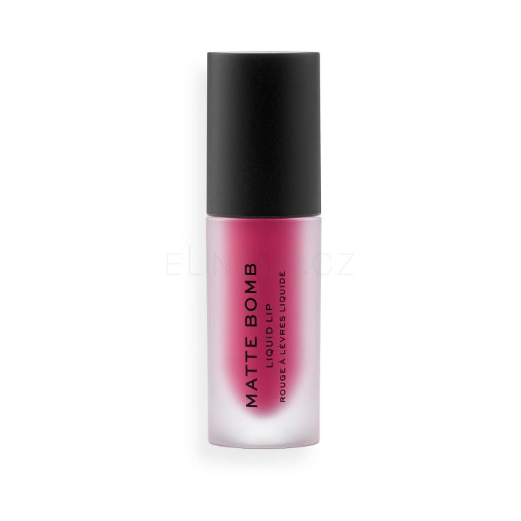 Makeup Revolution London Matte Bomb Rtěnka pro ženy 4,6 ml Odstín Burgundy Star