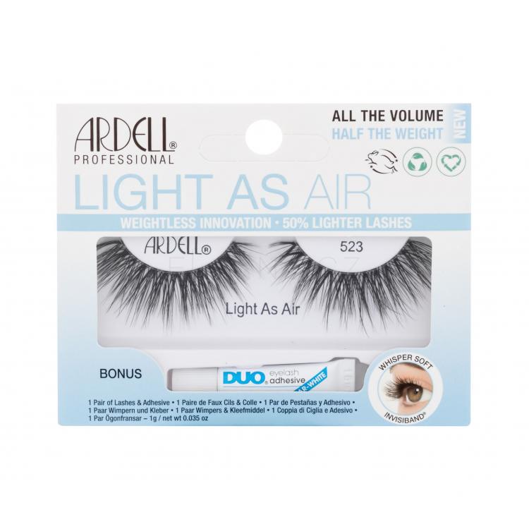 Ardell Light As Air 523 Umělé řasy pro ženy Odstín Black Set