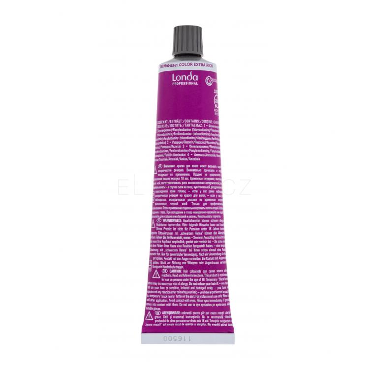 Londa Professional Permanent Colour Extra Rich Cream Barva na vlasy pro ženy 60 ml Odstín 6/81 poškozená krabička