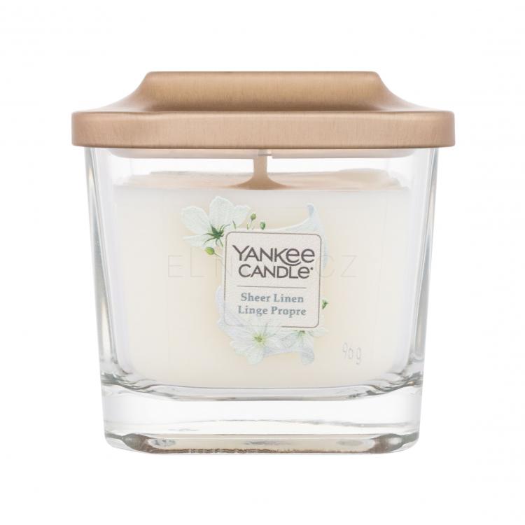 Yankee Candle Elevation Collection Sheer Linen Vonná svíčka 96 g