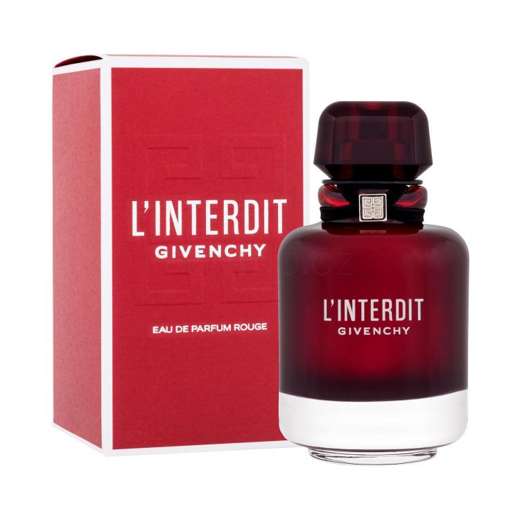 Givenchy L&#039;Interdit Rouge Parfémovaná voda pro ženy 80 ml poškozená krabička