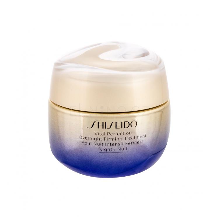 Shiseido Vital Perfection Overnight Firming Treatment Noční pleťový krém pro ženy 50 ml poškozená krabička