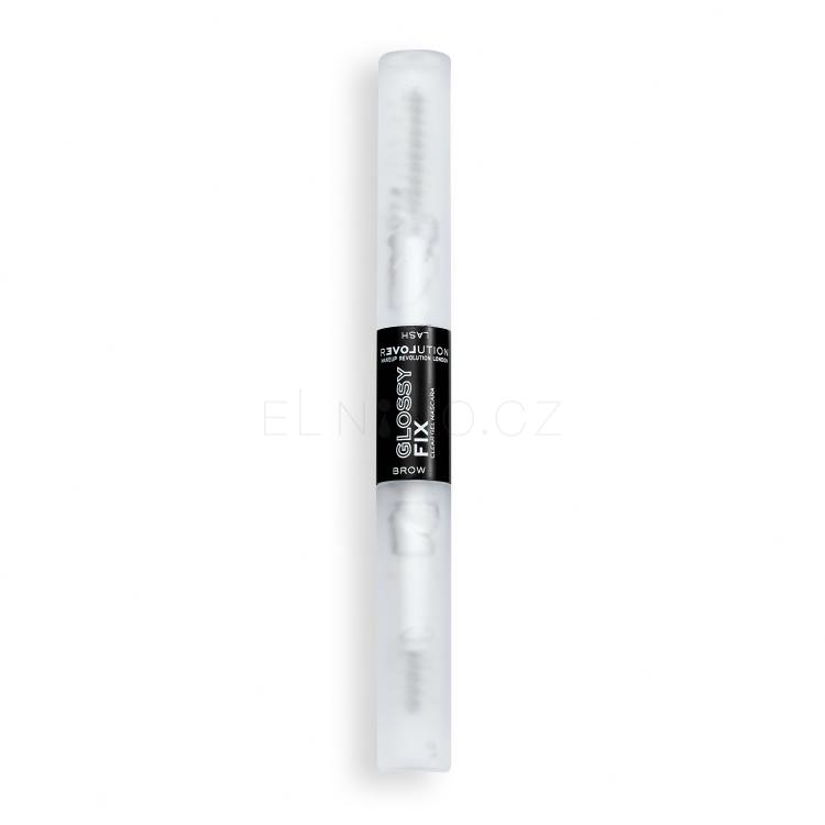 Revolution Relove Glossy Fix Clear Gel Mascara Řasenka pro ženy 2 ml