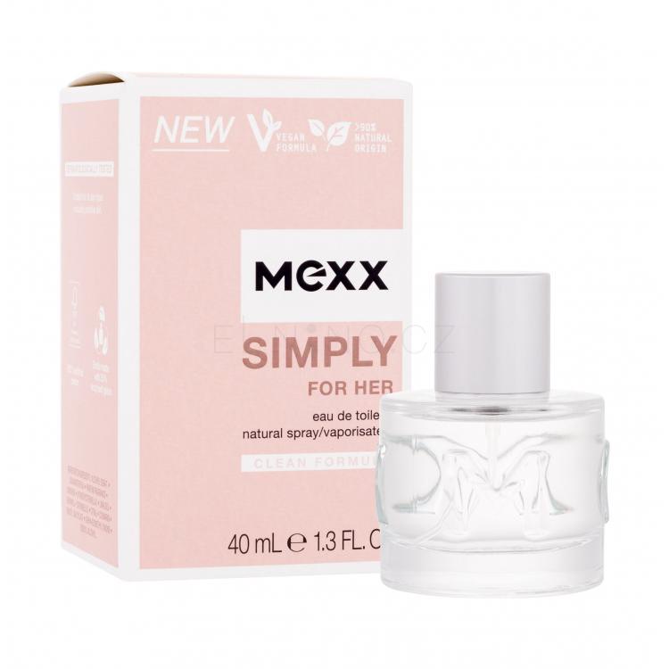 Mexx Simply Toaletní voda pro ženy 40 ml poškozená krabička