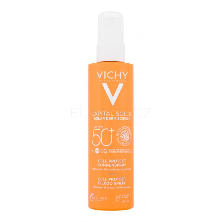 Vichy Capital Soleil Cell Protect Water Fluid Spray SPF50+ Opalovací přípravek na tělo 200 ml