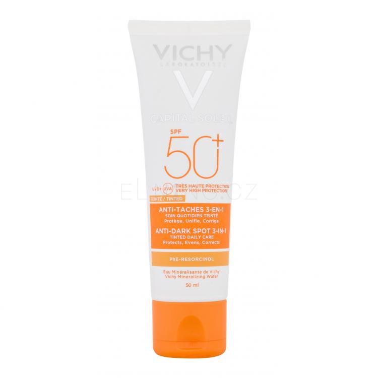 Vichy Capital Soleil Anti-Dark Spot 3-in-1 SPF50+ Denní pleťový krém pro ženy 50 ml