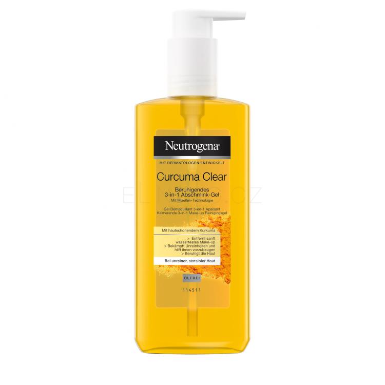 Neutrogena Curcuma Clear Micellar Gel 3-in-1 Čisticí gel 200 ml