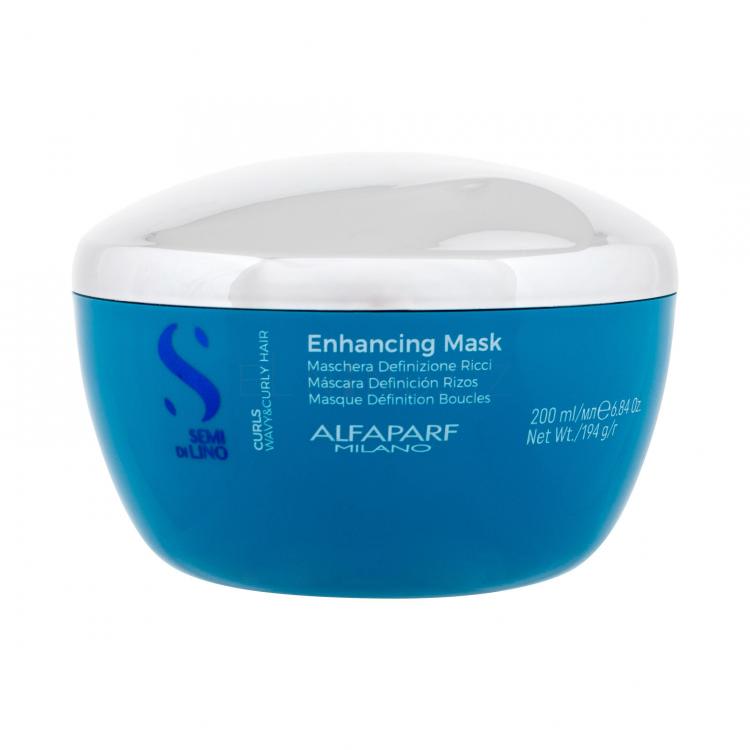 ALFAPARF MILANO Semi Di Lino Curls Enhancing Mask Maska na vlasy pro ženy 200 ml