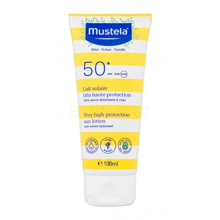 Mustela Bébé Family Very High Protection Sun Lotion SPF50+ Opalovací přípravek na tělo 100 ml