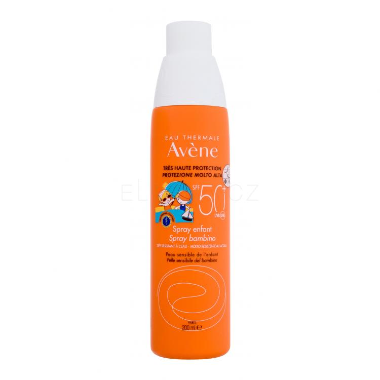 Avene Sun Kids Spray SPF50+ Opalovací přípravek na tělo pro děti 200 ml