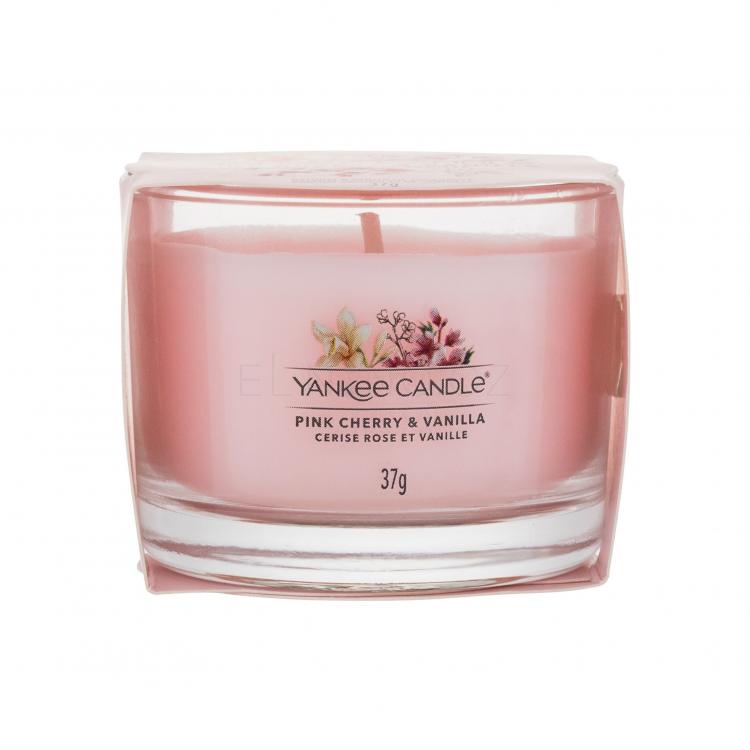 Yankee Candle Pink Cherry &amp; Vanilla Vonná svíčka 37 g