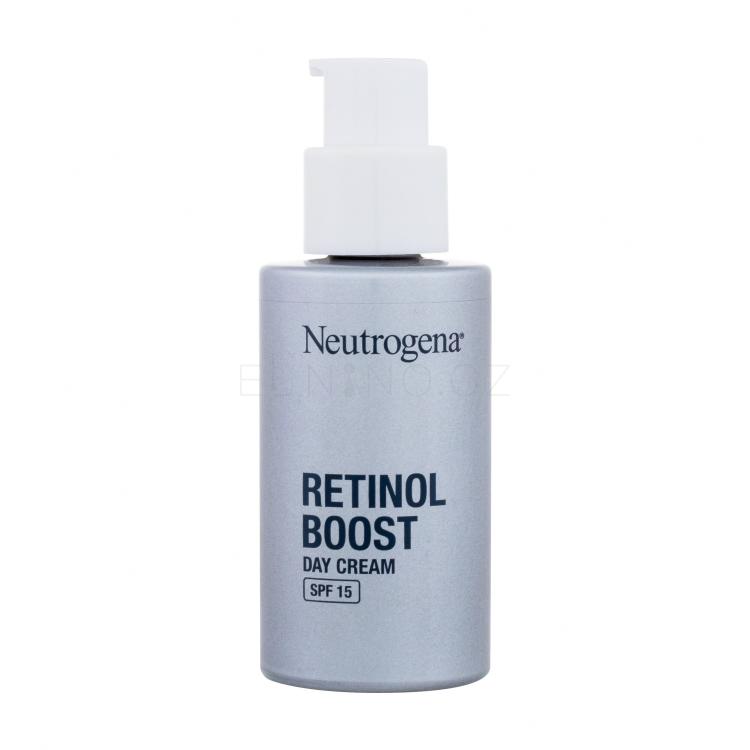 Neutrogena Retinol Boost Day Cream SPF15 Denní pleťový krém 50 ml poškozená krabička