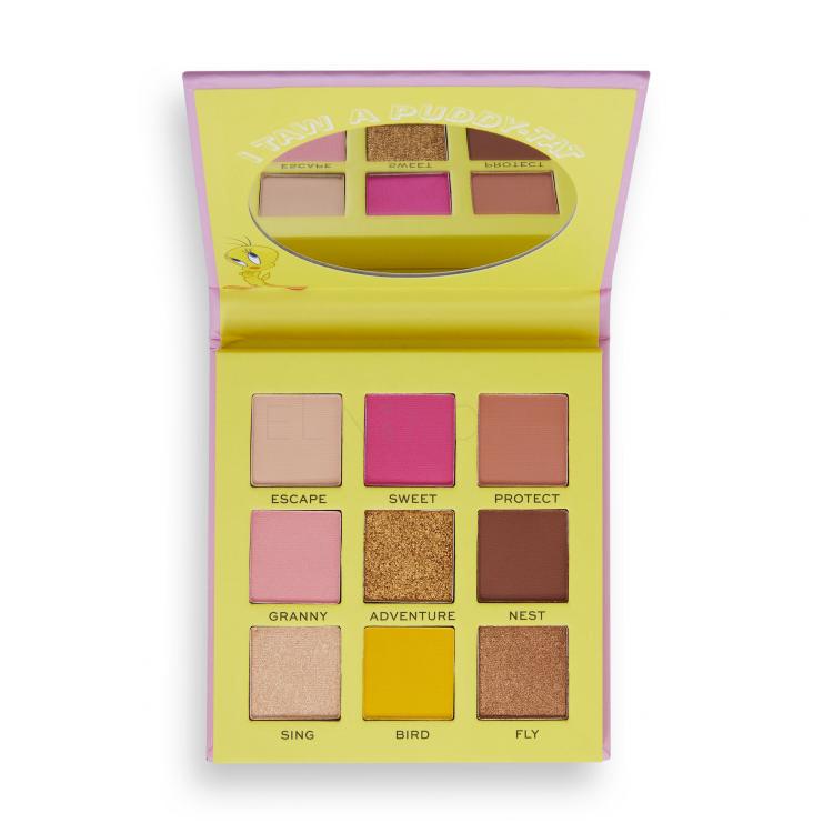 I Heart Revolution Looney Tunes Eyeshadow Palette Oční stín pro ženy 9 g Odstín Tweety