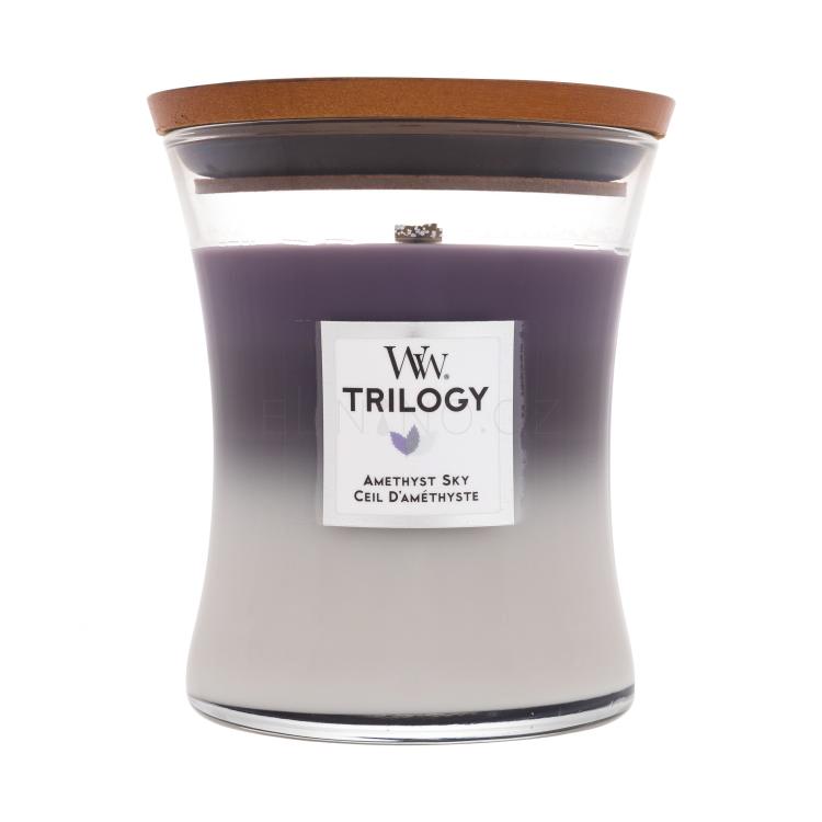 WoodWick Trilogy Amethyst Sky Vonná svíčka 275 g