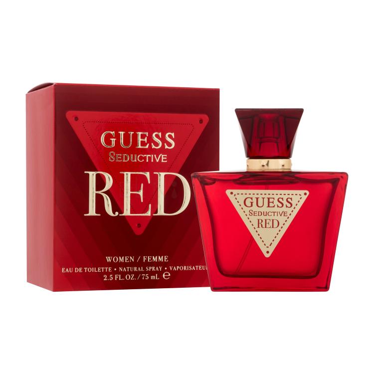 GUESS Seductive Red Toaletní voda pro ženy 75 ml poškozená krabička