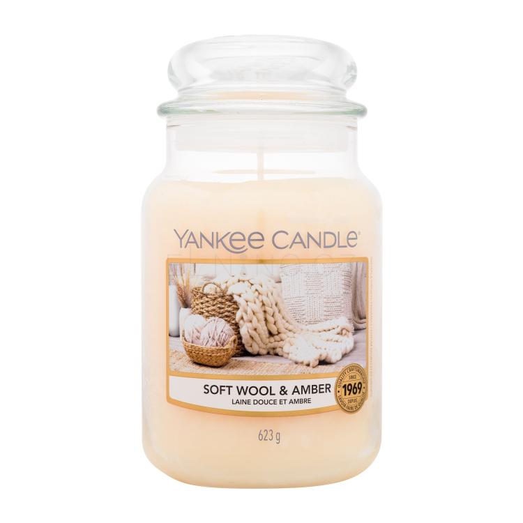 Yankee Candle Soft Wool &amp; Amber Vonná svíčka 623 g