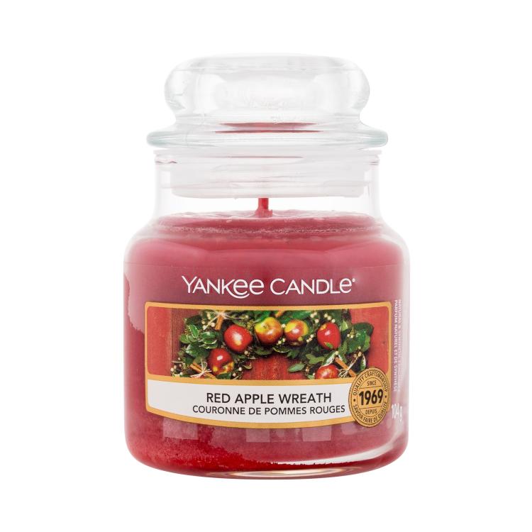 Yankee Candle Red Apple Wreath Vonná svíčka 104 g