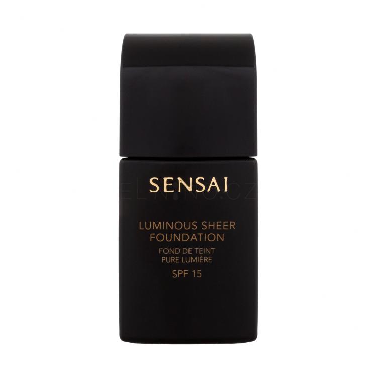 Sensai Luminous Sheer Foundation SPF15 Make-up pro ženy 30 ml Odstín LS204 Honey Beige poškozená krabička