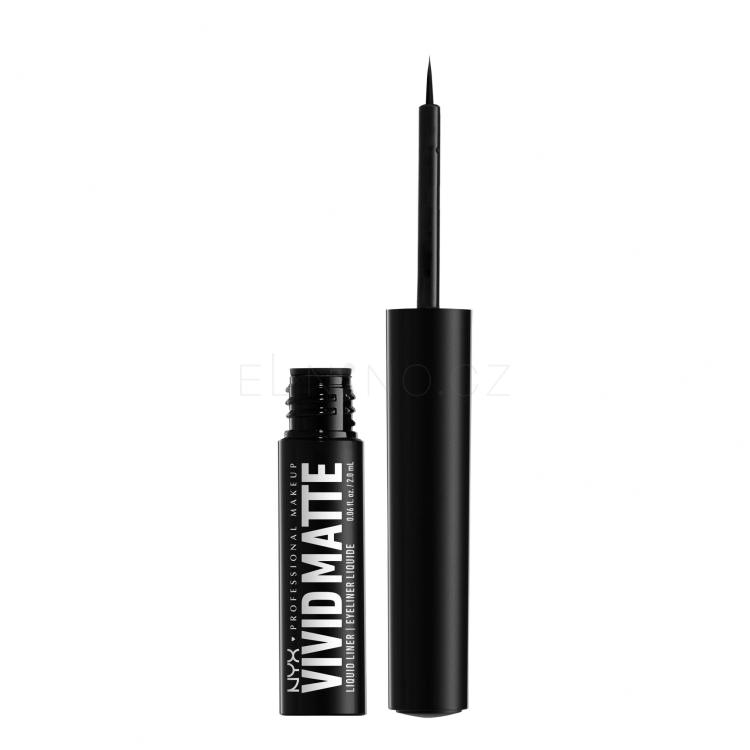 NYX Professional Makeup Vivid Matte Oční linka pro ženy 2 ml Odstín 01 Black