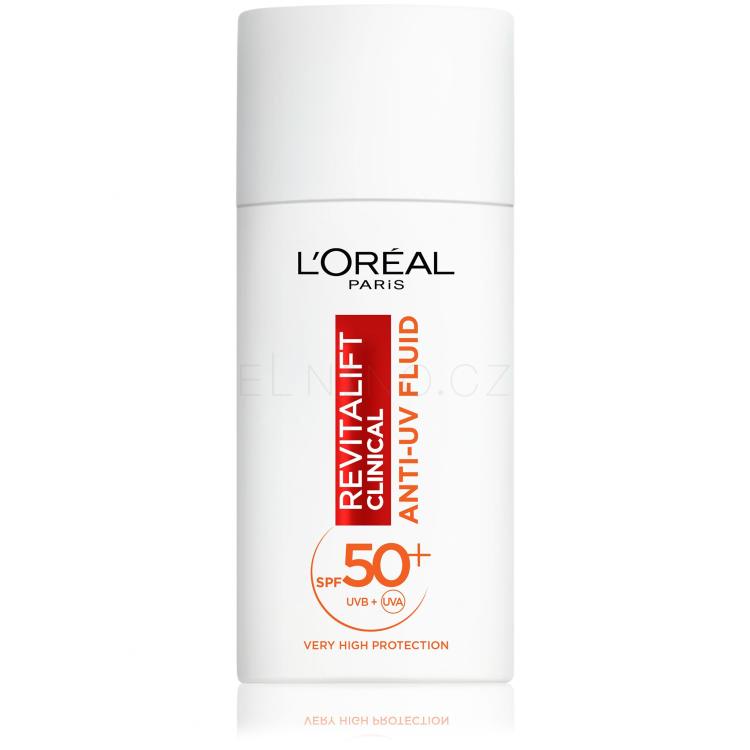 L&#039;Oréal Paris Revitalift Clinical Anti-UV Fluid SPF50+ Denní pleťový krém 50 ml