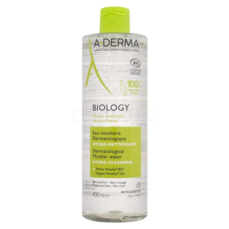 A-Derma Biology Dermatological Micellar Water Hydra-Cleansing Micelární voda pro ženy 400 ml