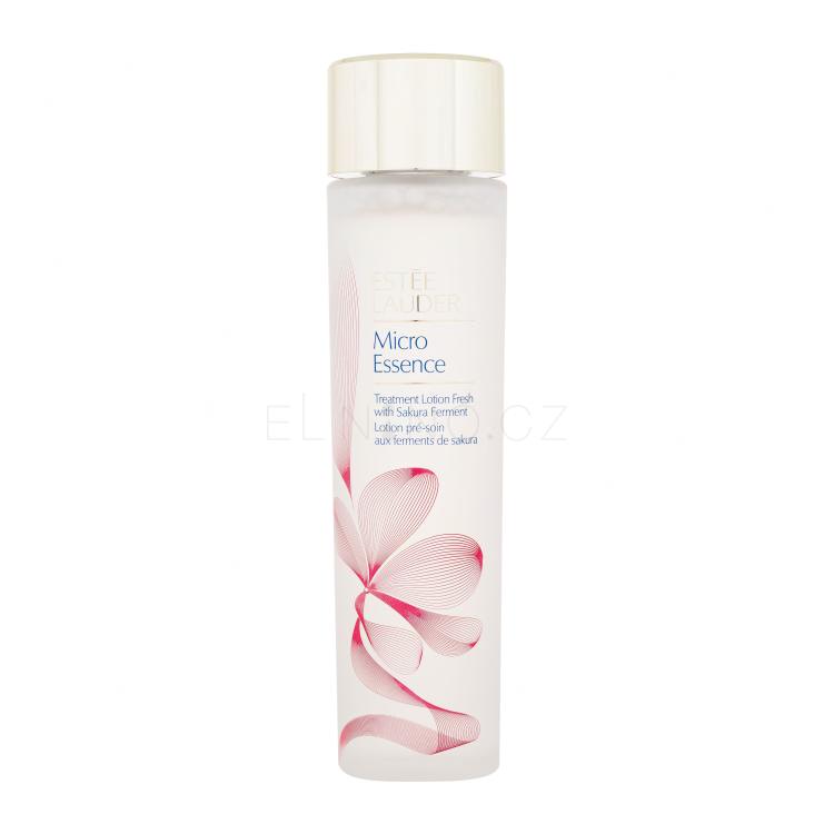 Estée Lauder Micro Essence Treatment Lotion Fresh Sakura Ferment Pleťová voda a sprej pro ženy 200 ml poškozená krabička