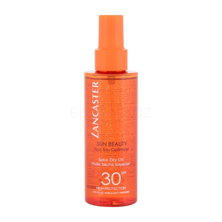 Lancaster Sun Beauty Satin Dry Oil SPF30 Opalovací přípravek na tělo 150 ml poškozená krabička