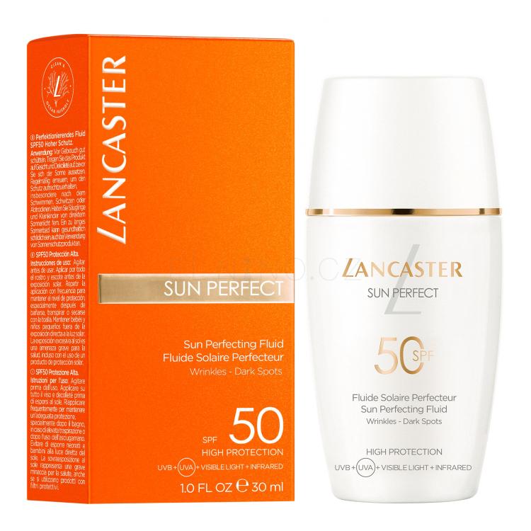 Lancaster Sun Perfect Sun Perfecting Fluid SPF50 Opalovací přípravek na obličej pro ženy 30 ml