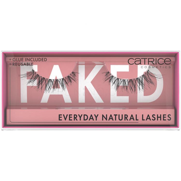 Catrice Faked Everyday Natural Lashes Umělé řasy pro ženy 1 ks Odstín Black