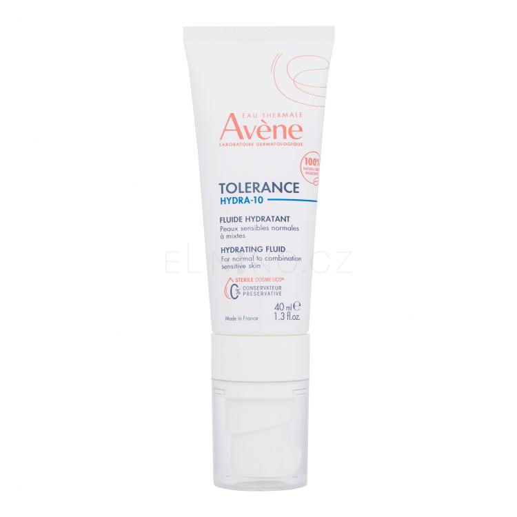 Avene Tolerance Hydra-10 Hydrating Fluid Denní pleťový krém pro ženy 40 ml