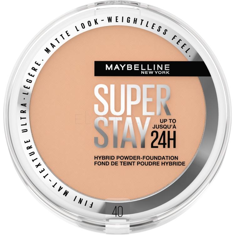 Maybelline Superstay 24H Hybrid Powder-Foundation Make-up pro ženy 9 g Odstín 40