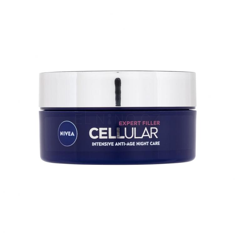 Nivea Cellular Expert Filler Intensive Anti-Age Night Care Noční pleťový krém pro ženy 50 ml poškozená krabička