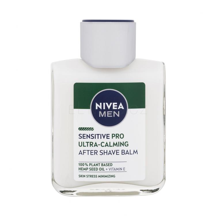 Nivea Men Sensitive Pro Ultra-Calming After Shave Balm Balzám po holení pro muže 100 ml poškozená krabička