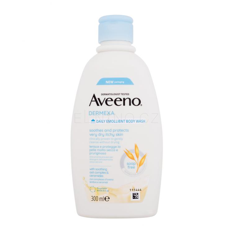 Aveeno Dermexa Daily Emollient Body Wash Sprchový gel 300 ml poškozená krabička