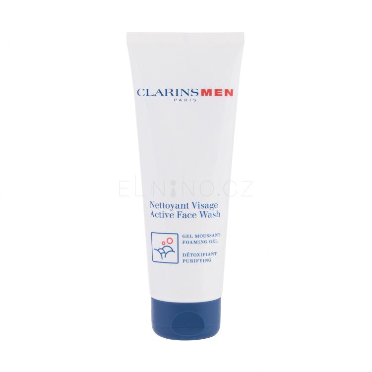 Clarins Men Active Face Wash Čisticí pěna pro muže 125 ml poškozená krabička