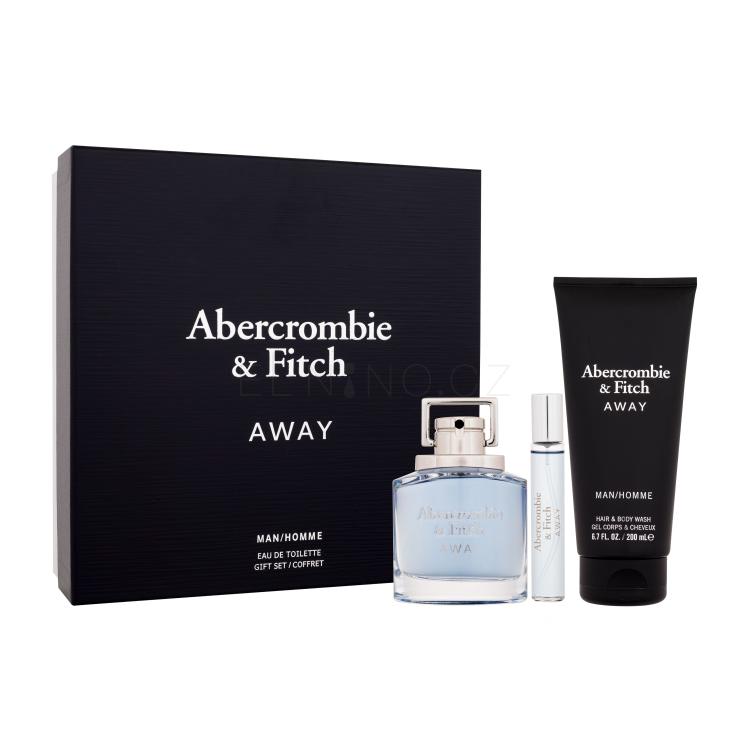 Abercrombie &amp; Fitch Away Dárková kazeta toaletní voda 100 ml + toaletní voda 15 ml + sprchový gel 200 ml