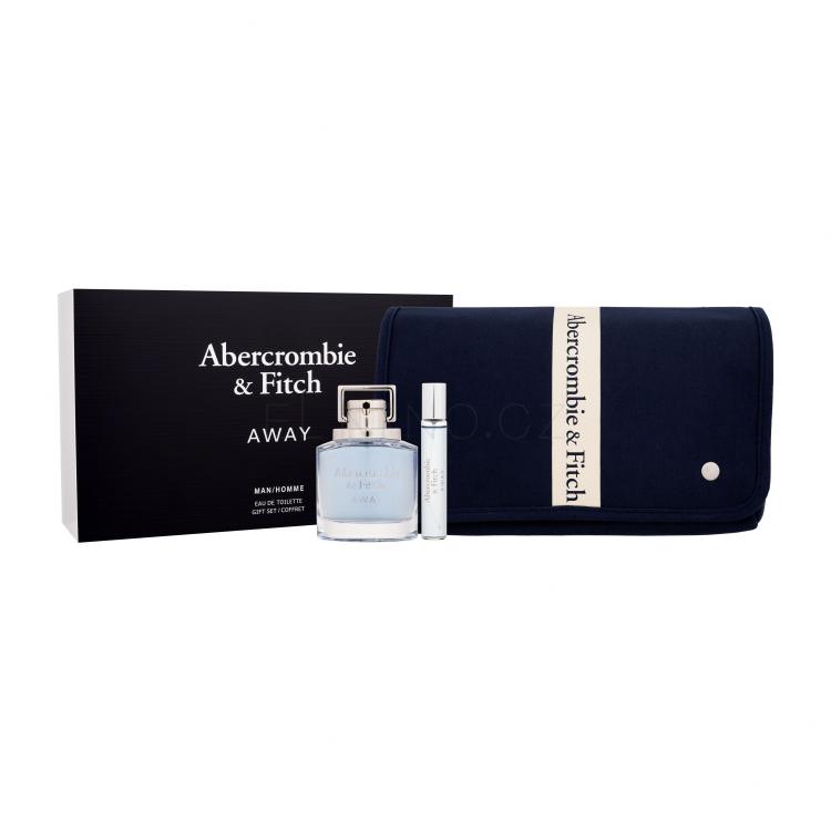 Abercrombie &amp; Fitch Away Dárková kazeta toaletní voda 100 ml + toaletní voda 15 ml + kosmetická taštička