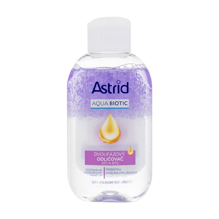 Astrid Aqua Biotic Two-Phase Remover Odličovač očí pro ženy 125 ml poškozený flakon