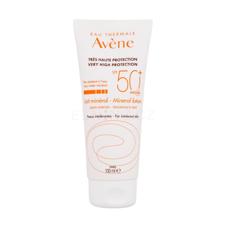 Avene Sun Mineral Milk SPF50+ Opalovací přípravek na tělo 100 ml