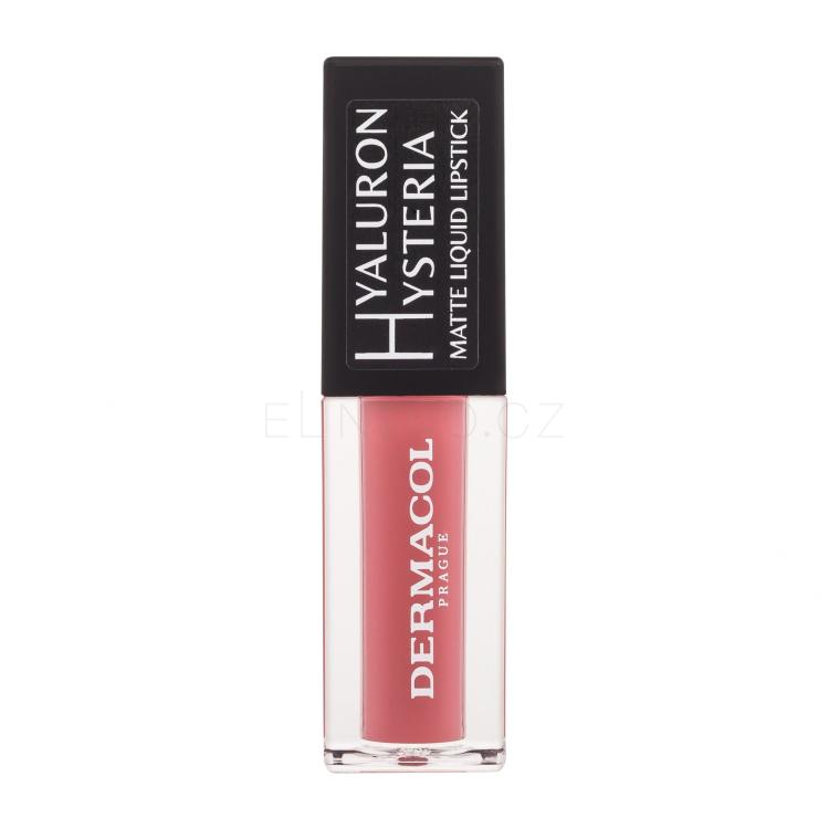 Dermacol Hyaluron Hysteria Matte Liquid Lipstick Rtěnka pro ženy 4,5 ml Odstín 03