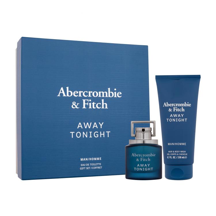 Abercrombie &amp; Fitch Away Tonight Dárková kazeta toaletní voda 50 ml + sprchový gel 200 ml poškozená krabička