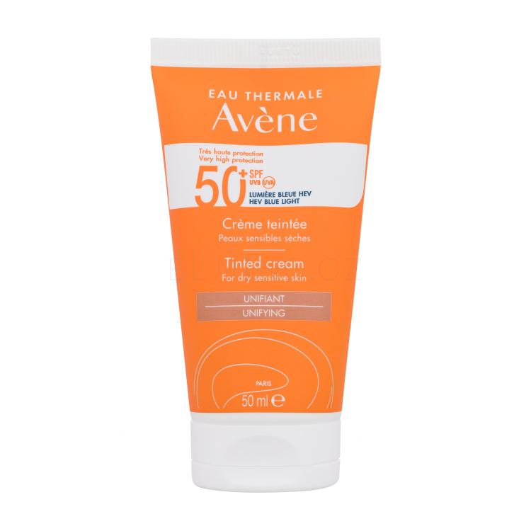 Avene Sun Tinted Cream SPF50+ Opalovací přípravek na obličej 50 ml